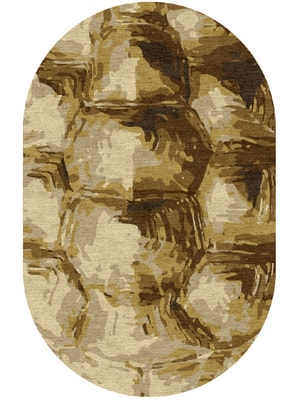 Tortoise Shell Capsule Hand Knotted Tibetan Wool custom handmade rug