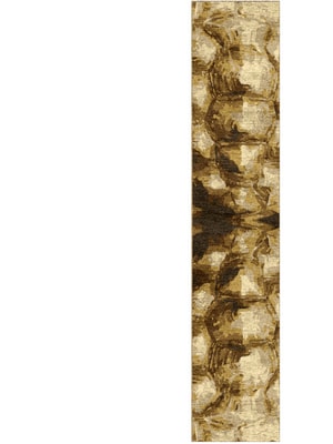 Tortoise Shell Runner Hand Knotted Bamboo Silk custom handmade rug