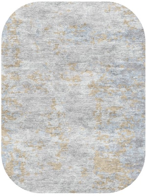 Treen Oblong Hand Knotted Bamboo Silk custom handmade rug