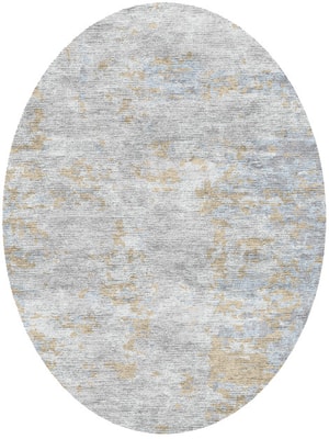 Treen Oval Hand Knotted Bamboo Silk custom handmade rug