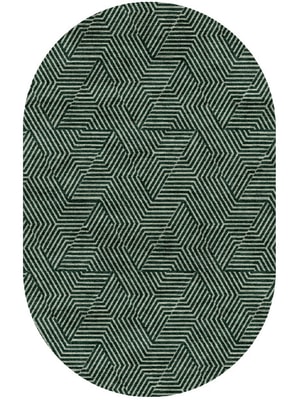 Trigon Capsule Hand Knotted Bamboo Silk custom handmade rug