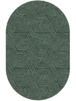 Trigon Capsule Hand Knotted Tibetan Wool custom handmade rug