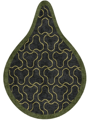 Trinity Drop Hand Knotted Bamboo Silk custom handmade rug