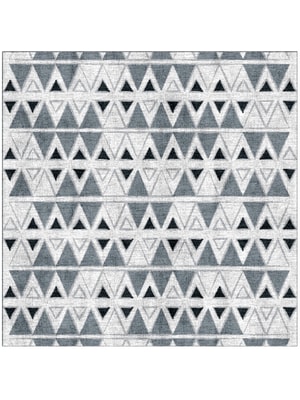 Trio Square Hand Knotted Bamboo Silk custom handmade rug