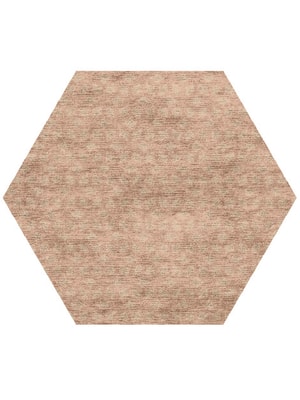 Triquetra Hexagon Hand Knotted Bamboo Silk custom handmade rug