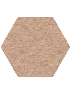 Triquetra Hexagon Hand Knotted Tibetan Wool custom handmade rug