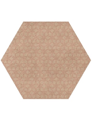 Triquetra Hexagon Hand Tufted Pure Wool custom handmade rug