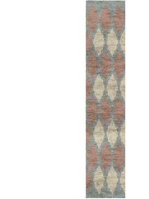 Trope Runner Hand Knotted Bamboo Silk custom handmade rug