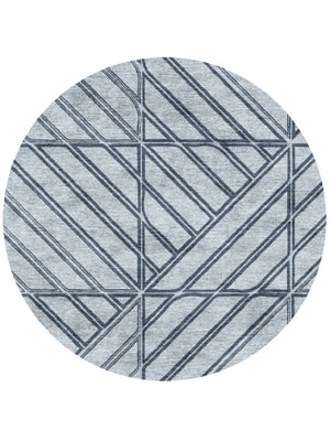 Tui Round Hand Knotted Bamboo Silk custom handmade rug