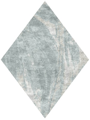 Turbulent Diamond Hand Knotted Bamboo Silk custom handmade rug