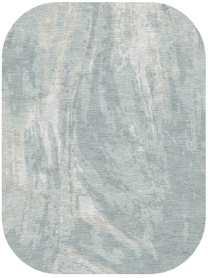 Turbulent Oblong Hand Knotted Tibetan Wool custom handmade rug