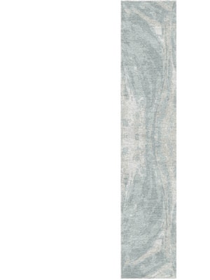 Turbulent Runner Hand Knotted Tibetan Wool custom handmade rug