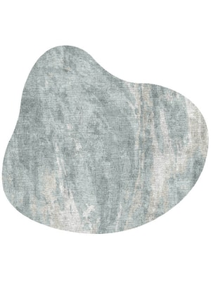 Turbulent Splash Hand Knotted Bamboo Silk custom handmade rug