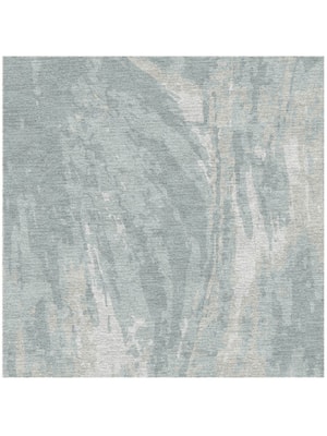 Turbulent Square Hand Knotted Tibetan Wool custom handmade rug