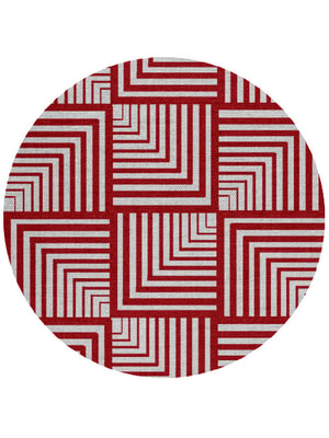Twill Round Flatweave New Zealand Wool custom handmade rug