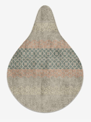 Vandyke Drop Hand Knotted Bamboo Silk custom handmade rug