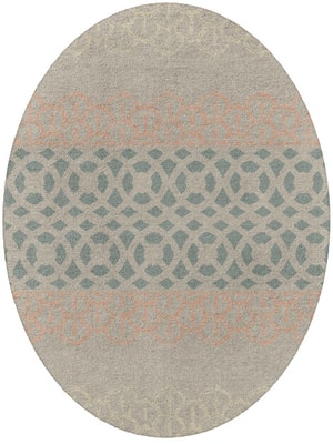 Vandyke Oval Hand Tufted Pure Wool custom handmade rug