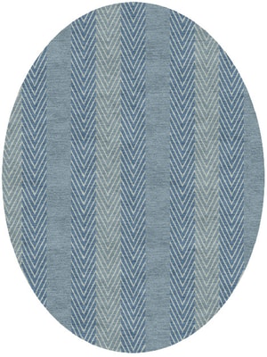 Velocity Oval Hand Knotted Tibetan Wool custom handmade rug