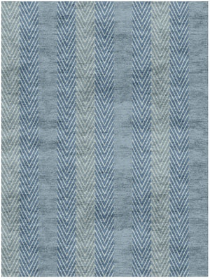 Velocity Rectangle Hand Knotted Bamboo Silk custom handmade rug