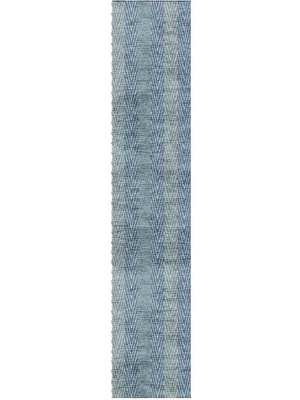 Velocity Runner Hand Knotted Bamboo Silk custom handmade rug