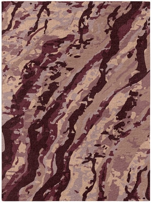 Velvet Flows Rectangle Hand Tufted Pure Wool custom handmade rug