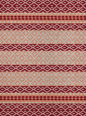 Velveteen Rectangle Outdoor Recycled Yarn custom handmade rug