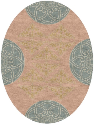 Venice Oval Hand Knotted Tibetan Wool custom handmade rug