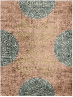 Venice Rectangle Hand Knotted Bamboo Silk custom handmade rug