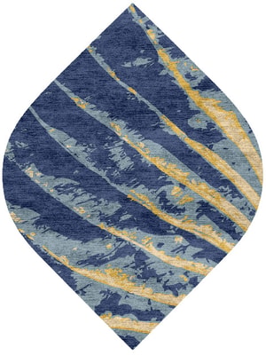 Vennation Ogee Hand Knotted Bamboo Silk custom handmade rug