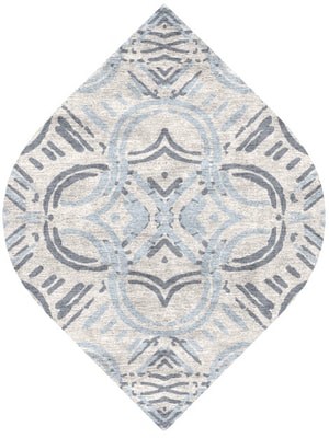 Venus Ogee Hand Knotted Bamboo Silk custom handmade rug