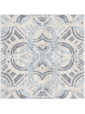 Venus Square Hand Knotted Bamboo Silk custom handmade rug