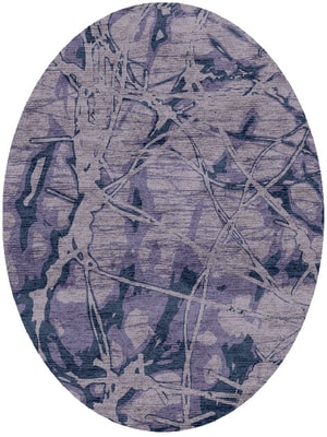 Viere Oval Hand Knotted Bamboo Silk custom handmade rug