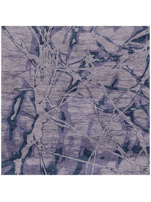 Viere Square Hand Knotted Bamboo Silk custom handmade rug