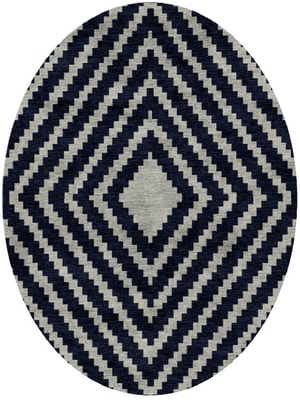 Virgo Oval Hand Knotted Bamboo Silk custom handmade rug