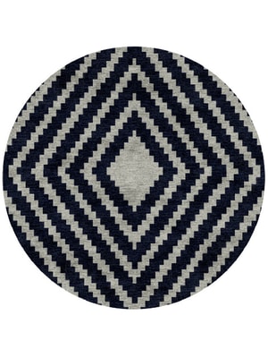 Virgo Round Hand Knotted Bamboo Silk custom handmade rug