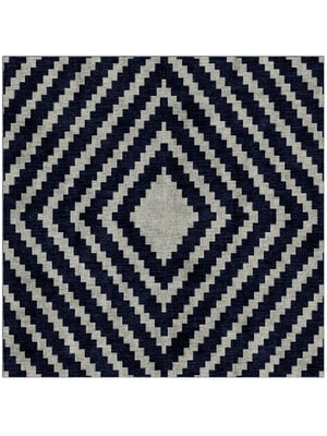 Virgo Square Hand Knotted Bamboo Silk custom handmade rug