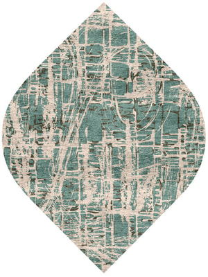 Waverley Ogee Hand Knotted Bamboo Silk custom handmade rug