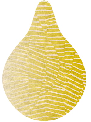 Wavy Drop Hand Knotted Bamboo Silk custom handmade rug