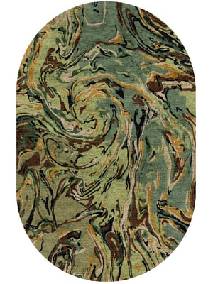 Whirly-8 Capsule Hand Knotted Bamboo Silk custom handmade rug