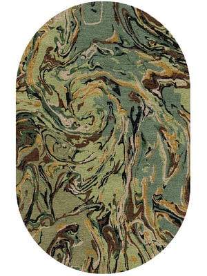 Whirly-8 Capsule Hand Knotted Tibetan Wool custom handmade rug