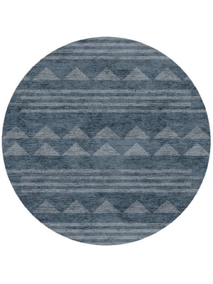 wind Round Hand Knotted Bamboo Silk custom handmade rug
