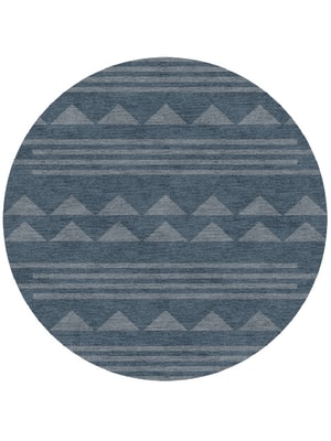 wind Round Hand Knotted Tibetan Wool custom handmade rug