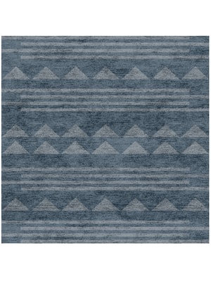 wind Square Hand Knotted Bamboo Silk custom handmade rug