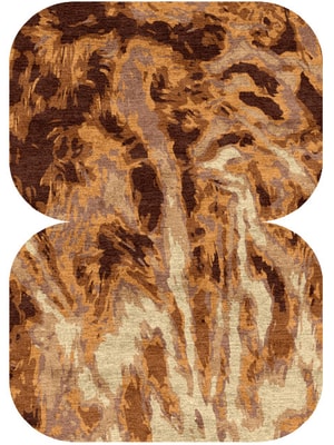 Yak Fur Eight Hand Knotted Bamboo Silk custom handmade rug