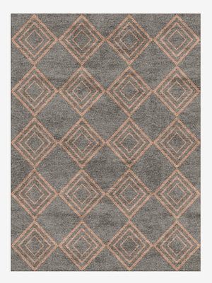 Zircon Rectangle Hand Knotted Bamboo Silk custom handmade rug