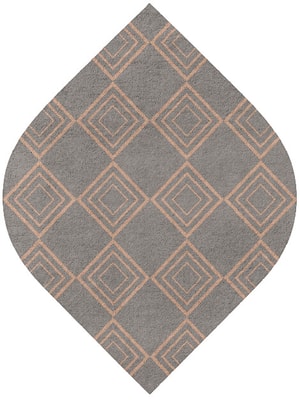 Zircon Ogee Hand Tufted Pure Wool custom handmade rug