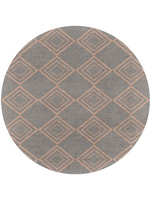 Zircon Round Hand Tufted Pure Wool custom handmade rug
