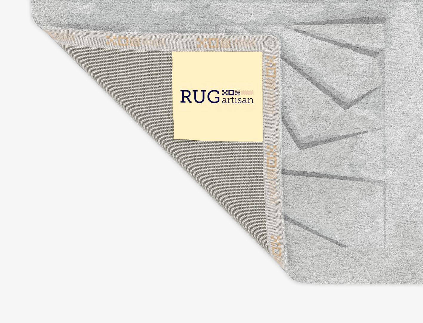 Abaca Origami Rectangle Hand Tufted Pure Wool Custom Rug by Rug Artisan