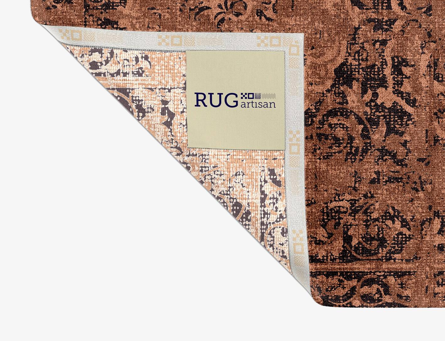 Abraded Vintage Rectangle Hand Knotted Bamboo Silk Custom Rug by Rug Artisan