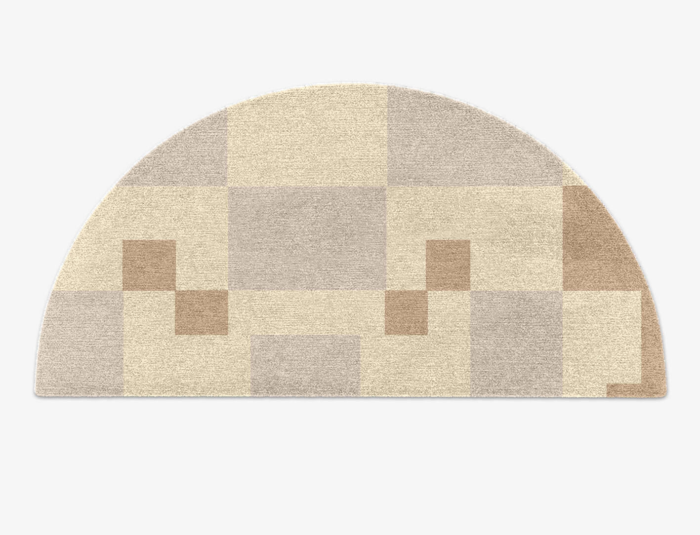 Accumen  Halfmoon Hand Knotted Tibetan Wool Custom Rug by Rug Artisan
